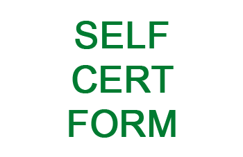 Self Certification Form